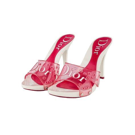 dior pink jelly heels|dior shoes for women.